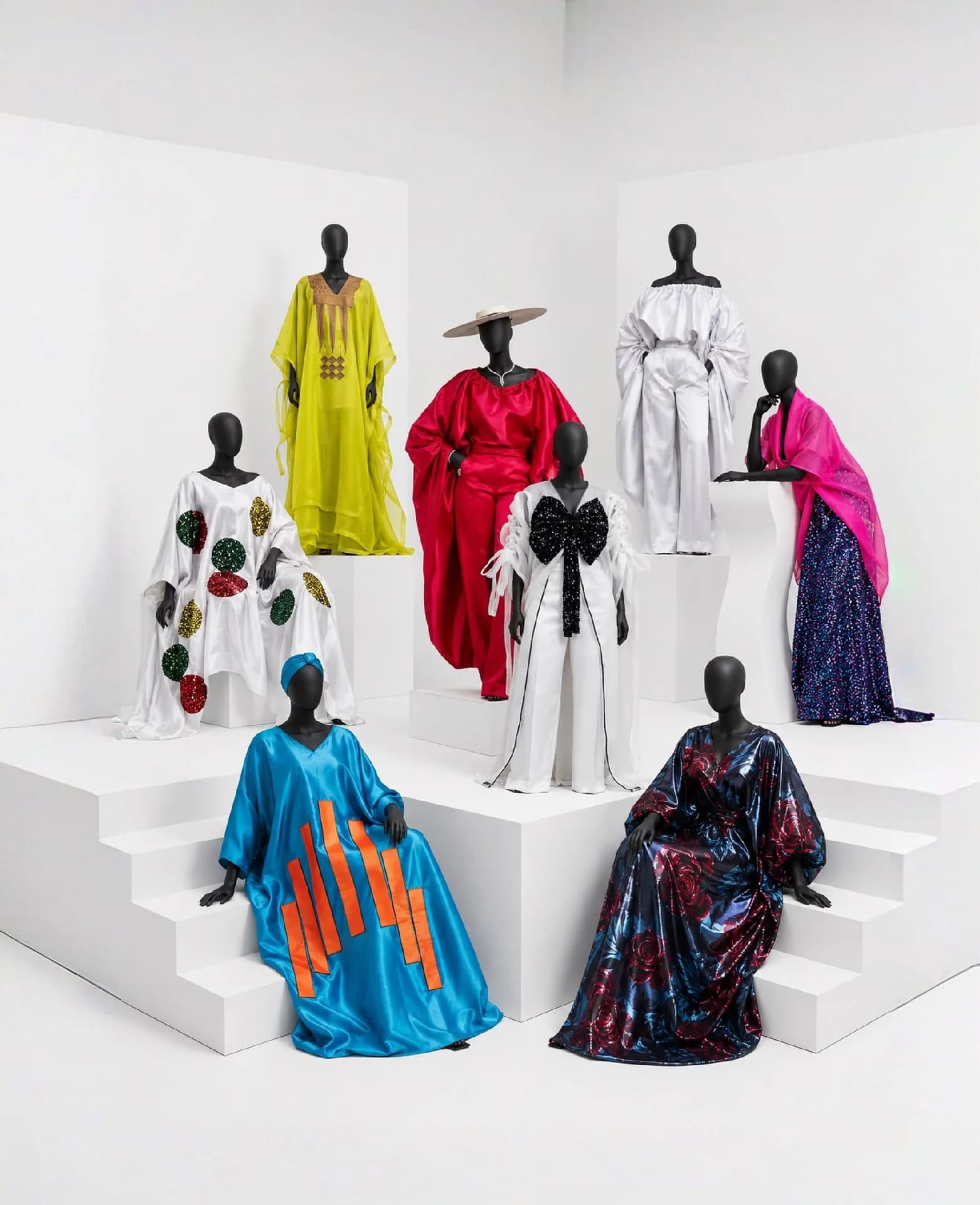 Divine Fashion Atelier hero image showing bespoke womenswear